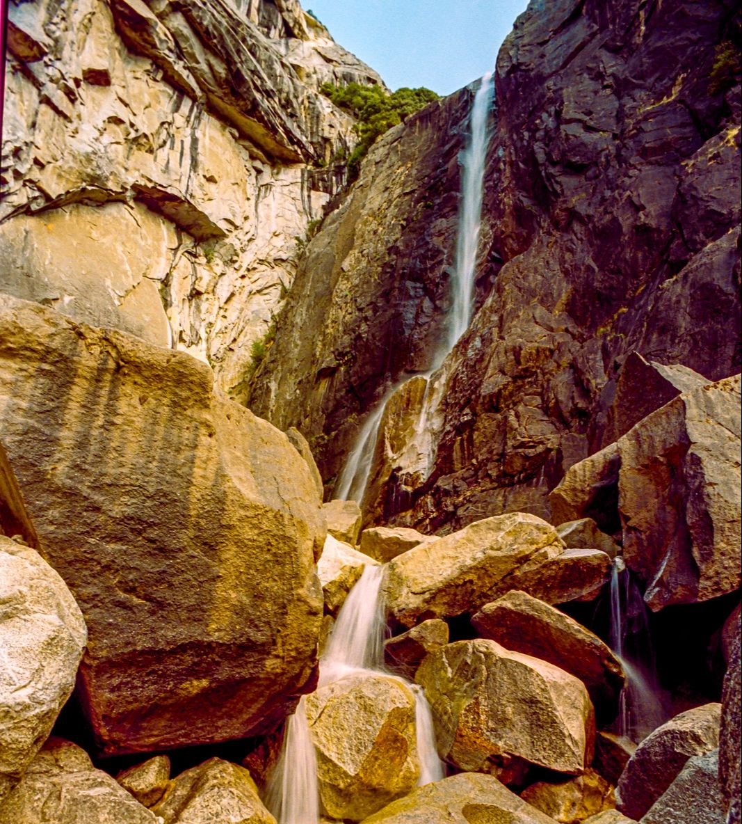 waterfall in California